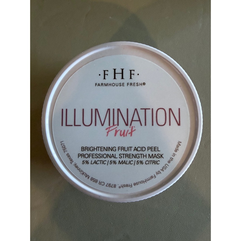 Farmhouse Fresh Illumination Fruit Brightening Fruit Acid Peel Mask 4oz New Box